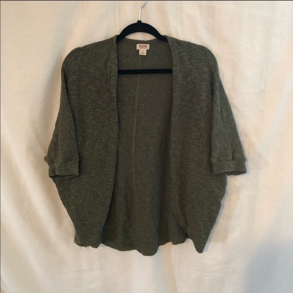 Women’s green open front cardigan Sz small - Picture 2 of 5